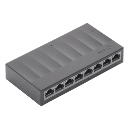 Switch de escritorio / 8 puertos Gigabit / 16 Gbps capacidad de conmutación / Fanless / 4.89W máximo