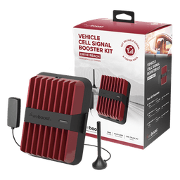 Amplificador Celular Vehicular / Largo Alcance / 700 MHz a 2100 MHz / Múltiples Usuarios / Instalación Sin Herramientas / 4G LTE y 3G