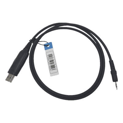 Cable de Programación USB / Conector USB-A a 2.5mm Unipin / Compatible con Windows 98 a 11 / Más de 50 Modelos Motorola / Material PU Negro