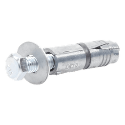 Taquete Expansor Tipo Z / 3/8" x 2" / Carga Tensión 260 kg / Carga Cortante 430 kg / Zamac Resistente a Corrosión / Expansión Bidireccional