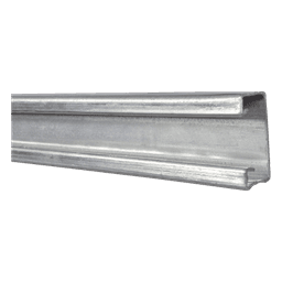 Canal Unicanal Sólido / 4 x 2 cm (1.57 x 0.79 in) / Acero Pregalvanizado 1.52 mm / Longitud 3 m (9.84 ft) / Refuerzo Estructural / 0.9 kg/m