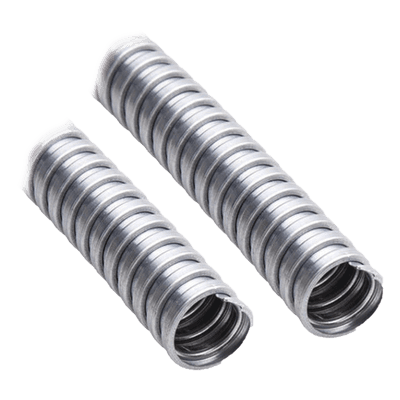 Tubo Flexible Eléctrico / 2" (50 mm) / Acero Galvanizado / Rollo 30 m (98.4 ft) / NEMA FB-1 / UL 514 B