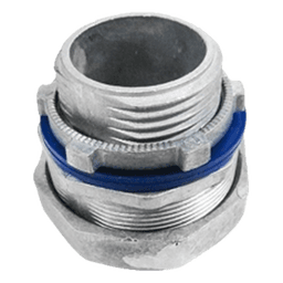 Conector Recto para Tubo Liquidtight / 1/2" (13 mm) / Acabado Bruñido / Norma NEMA FB-1 / UL 514B