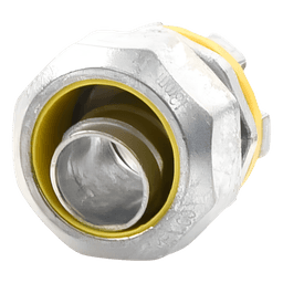 Conector Recto para Tubo Liquidtight / 1/2" (13 mm) / Acabado Bruñido / Norma NEMA FB-1 / UL 514B
