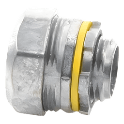 Conector Recto para Tubo Liquidtight / 1/2" (13 mm) / Acabado Bruñido / Norma NEMA FB-1 / UL 514B