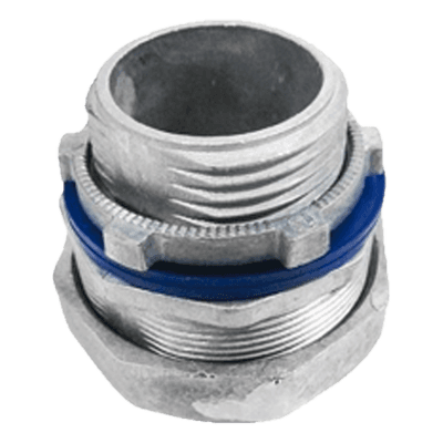 Conector Recto para Tubo Liquidtight / 1 1/2" (38 mm) / Acabado Bruñido Brillante / Norma NEMA FB-1 / UL 514B