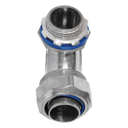 Conector Curvo para Tubo Liquidtight / 1/2" (13 mm) / Acabado Bruñido Brillante / NEMA FB-1 / UL 514B