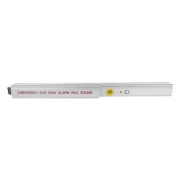 Barra de Emergencia / Cerrojo con Alarma / Resistente al Fuego 3 hrs / UL Grado 1 / Ajustable 29 a 36 pulgadas / Acabado Aluminio