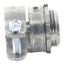 Conector Recto para Tubo Flexible / 3/4" (19 mm) / Diámetro 32 mm / Longitud 36 mm / Acabado Bruñido Brillante / NEMA FB-1 / UL 514B
