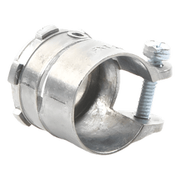 Conector Recto para Tubo Flexible / 3/4" (19 mm) / Diámetro 32 mm / Longitud 36 mm / Acabado Bruñido Brillante / NEMA FB-1 / UL 514B