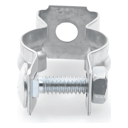 Clip para Tubo Conduit / 13 mm (1/2") / Acero Pregalvanizado / Tornillo 6.4 mm (1/4") / Separación de Superficies