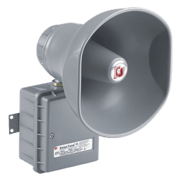 Altavoz amplificado / 15W / Clasificado para ubicaciones peligrosas / 24 VCA/VCD / IP66 / Tipo 4X / 110 dB a 3 m (9.84 ft)