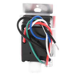 Interruptor On/Off Inalámbrico de Pared / 6 A LED o Fluorescente / 720 W Incandescente / 120 V / Control Pico Directo / Ventiladores 3.6 A