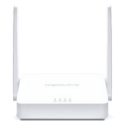 Router Inalámbrico N / Wi-Fi 2.4 GHz 300 Mbps / 1 Puerto WAN 10/100 Mbps / 2 Puertos LAN 10/100 Mbps / 2 Antenas 5 dBi / IPv6 e IPTV