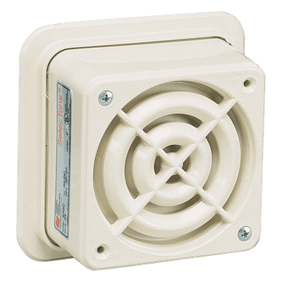 Altavoz amplificado / UL cUL / 24 Vcd / Montaje en superficie / 140x140x81 mm / -35°C a 66°C
