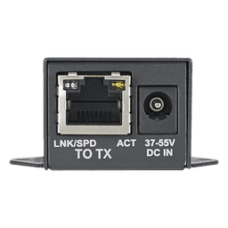 Receptor PoE/PoE+ / Hasta 610 m (2000 ft) / Cat5e/Cat6 / 10/100 Mbps / -40°C a 70°C