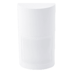 Detector PIR Exterior / 12 m (39.4 ft) / 120° / 40 Zonas Multinivel / IP54 / Inmunidad a Mascotas
