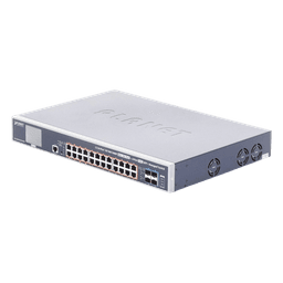 Switch Administrable Capa 3 / 24 Puertos Gigabit PoE++ 802.3bt 75 W / 600 W PoE Total / 4 Puertos 10G SFP+ / Pantalla Táctil LCD / Fuente Redundante CA/CC