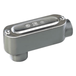 Caja de Registro Ovalada / Tipo LB / 2" (50.8 mm) / Rosca NPT / Aluminio Diecast / Tapa y Tornillos Incluidos