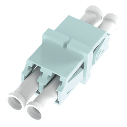 Módulo Acoplador / LC Duplex / Fibra Multimodo / Color Aqua / Pérdida 0.1 dB / Cerámica Zirconia