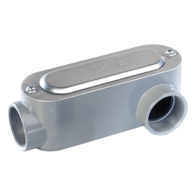 Caja de Registro Ovalada / 2" (50.8 mm) / Tipo LL / Aluminio Diecast / NPT / UL 514A / CSA