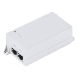 Inyector PoE Pasivo Gigabit / 24V CC / 0.5A / 100-240V Entrada / Montaje en Pared