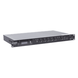 Amplificador Mezclador / 120W RMS / Salidas 100V y 4-16Ω / Bluetooth / MP3 / Tuner FM / Montaje Rack 1U