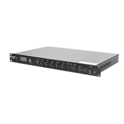 Amplificador Mezclador / 120W RMS / Salidas 100V y 4-16Ω / Bluetooth / MP3 / Tuner FM / Montaje Rack 1U