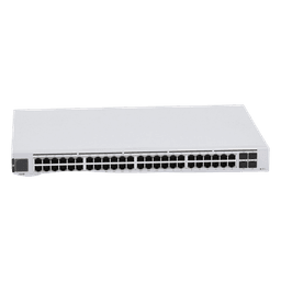Switch PoE / 48 Puertos Gigabit / 32 Puertos PoE+ / 4 SFP 1G / 195W / 104 Gbps / 1U Rack / 1.43 x 11.22 x 17.41 pulgadas