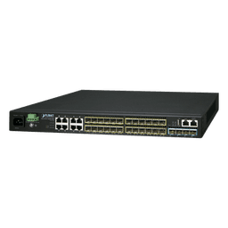Switch Administrable L3 / 16x 100/1000X SFP / 8x Gigabit TP/SFP Combo / 4x 10G SFP+ / Stackable / 128 Gbps