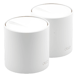 Sistema Mesh Wi-Fi 6 / AX1800 Mbps / 4 Flujos Simultáneos / 2 Puertos Gigabit WAN/LAN Auto-Detección / 2 Antenas Internas / Administración App Móvil