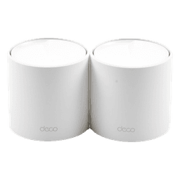 Sistema Mesh Wi-Fi 6 / AX1800 Mbps / 4 Flujos Simultáneos / 2 Puertos Gigabit WAN/LAN Auto-Detección / 2 Antenas Internas / Administración App Móvil
