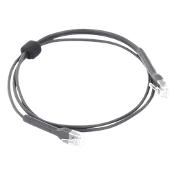 Cable Ethernet Patch / Cat6 / 1 m (3.28 ft) / RJ45 Flexible / Diámetro Ultrafino / Color Negro