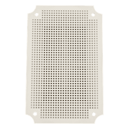 Placa Interna para Gabinete IP65 / ABS Resistente a Impactos / 250 x 160 mm / Instalación Torre, Poste o Pared / Optimizada para PoE y Baterías