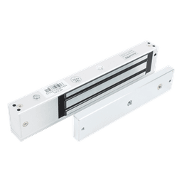 Chapa Magnética Electromagnética / 280 kg (617.3 lbs) / LED Ultra-Brillante / Sensor de Estado / 12/24 VCC / Aluminio Anodizado