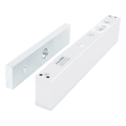 Chapa Magnética Electromagnética / 280 kg (617.3 lbs) / LED Ultra-Brillante / Sensor de Estado / 12/24 VCC / Aluminio Anodizado
