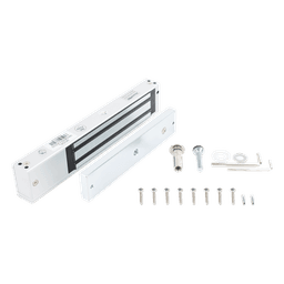 Chapa Magnética Electromagnética / 280 kg (617.3 lbs) / LED Ultra-Brillante / Sensor de Estado / 12/24 VCC / Aluminio Anodizado