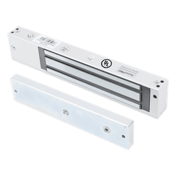 Chapa Magnética Electromagnética / 280 kg (617.3 lbs) / LED Ultra-Brillante / Sensor de Estado / 12/24 VCC / Aluminio Anodizado