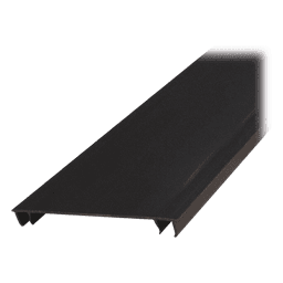 Tapa para Canaleta Ranurada Tipo H / 55.1 mm Ancho / 1828.8 mm Largo (6 pies) / PVC Sin Plomo / UL94 V-0 / Negro