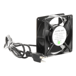 Ventilador de Gabinete / 110 VCA / 12 x 12 cm / 38 CFM / 1.6 m Cable NEMA 5-15 / 20,000 Horas