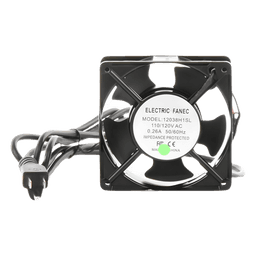 Ventilador de Gabinete / 110 VCA / 12 x 12 cm / 38 CFM / 1.6 m Cable NEMA 5-15 / 20,000 Horas