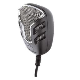 Micrófono de Mano para Radio CB / Cancelación Dinámica de Ruido / Impedancia 500 Ohm / Conector 4 Pines con Anillo de Seguridad / Respuesta 100-5000 Hz / ABS Resistente