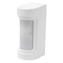 Detector de Movimiento PIR Dual Inalámbrico / Exterior / Detección 12 m (39.4 ft) / Ángulo 90° / IP55 / Batería Litio 4 Años