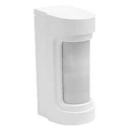 Detector de Movimiento PIR Dual Inalámbrico / Exterior / Detección 12 m (39.4 ft) / Ángulo 90° / IP55 / Batería Litio 4 Años