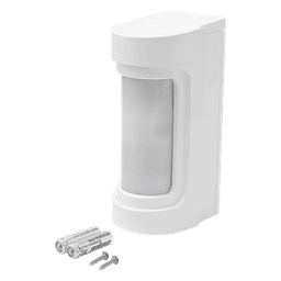 Detector de Movimiento PIR Dual Inalámbrico / Exterior / Detección 12 m (39.4 ft) / Ángulo 90° / IP55 / Batería Litio 4 Años