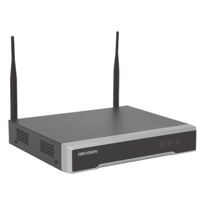 NVR IP / 4 Canales / 4 Megapixel / 1 Bahía HDD hasta 6 TB / Wi-Fi MIMO 2.4 GHz / Full HD