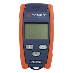Medidor de Potencia Óptica / VFL Integrado / -70 a +10 dBm / 6 Longitudes de Onda / Alcance 4 km / 2.5 mm Universal