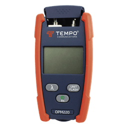 Medidor de Potencia Óptica / Rango -50 a +26 dBm / VFL 650 nm hasta 4 km / 6 Longitudes de Onda / Detección de Tono 270 Hz-2 kHz / Entrada Universal 2.5 mm