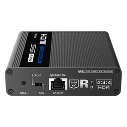 Receptor HDMI IPColor / 4K@60Hz / Sin Compresión / IR / 70 m (229.7 ft) / Cascada hasta 700 m (2296.6 ft) / 24/7