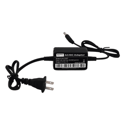 Adaptador de Pared / 12 VCC 1 A / Entrada Universal 100-240 VCA / Cable 0.5 m Doble Extremo / NEMA 1-15 / Operación 0°C a 40°C